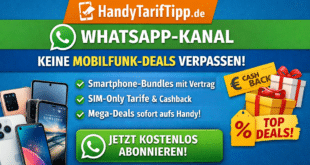 HandyTarifTipp.de WhatsApp-Kanal: Keine Mobilfunk-Deals mehr verpassen!