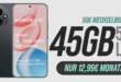 Honor 400 256GB für einmalig 44 Euro mit 45GB (35GB+10GB) Allnet Flat & 50 Euro Wechselbonus nur 12.99 Euro monatlich