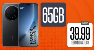 Honor Magic8 Pro mit Vodafone Vertrag - für einmalig 99.95 Euro mit 65GB Allnet Flat und 100 Euro Wechselbonus nur 39.99 Euro monatlich