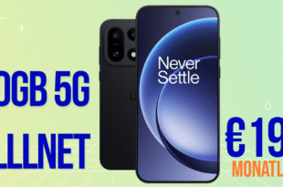 OnePlus 15 für einmalig 319 Euro mit 50GB Allnet Flat nur 19.99 Euro monatlich