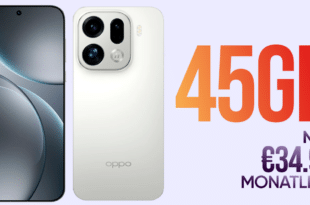 OPPO Find X9 Pro für einmalig 499 Euro mit 45GB Allnet Flat und 100 Euro Wechselbonus nur 34.99 Euro monatlich
