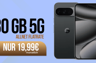 Google Pixel 10 für einmalig 49 Euro mit 30GB Allnet Flat nur 19.99 Euro monatlich