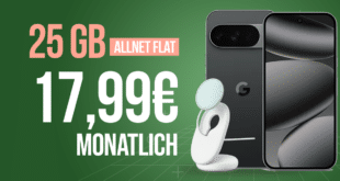 Google Pixel 10 & Google Pixelsnap mit 25GB Allnet Flat nur 17.99 Euro monatlich