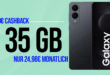 Samsung Galaxy S25 Edge für einmalig 29 Euro mit 35GB Allnet Flat (+10GB extra SIM) und 80 Euro Cashback nur 24.98 Euro monatlich