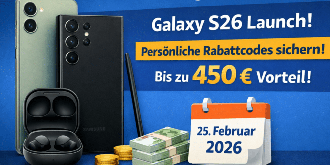 Gomibo Galaxy S26 Launch: Persönliche Rabattcodes sichern – bis zu 450 € Vorteil möglich