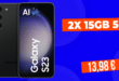 Samsung Galaxy S23 mit 2x 15GB Allnet Flat nur 13.98 Euro monatlich