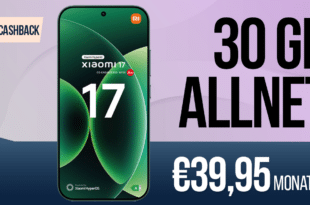 Xiaomi 17 512GB mit Voucher für einmalig 149 Euro mit 30GB Allnet Flat und 240 Euro Cashback nur 39.95 Euro monatlich