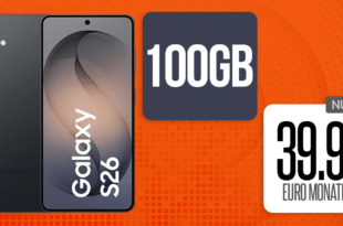 Samsung Galaxy S26 512GB mit 100GB Allnet Flat und 125 Euro Wechselbonus nur 39.95 Euro monatlich
