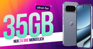 Google Pixel 10 Pro für einmalig 79 Euro mit 35GB Allnet Flat (+10GB extra SIM) nur 24.98 Euro monatlich