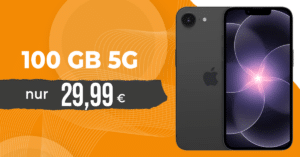 iPhone 17e für einmalig 80 Euro mit 100GB Allnet Flat nur 29.99 Euro monatlich