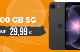 iPhone 17e für einmalig 80 Euro mit 100GB Allnet Flat nur 29.99 Euro monatlich