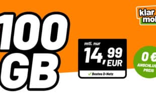 100GB Telekom Allnet Flatrate mit bis zu 50 Mbit/s im Download nur 14.99 Euro monatlich