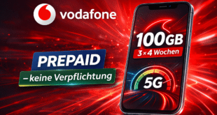 KIostenlose eSIM sichern: Vodafone CallYa mit 3×100 GB gratis im 5G-Netz