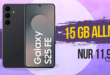 Samsung Galaxy S25 FE für einmalig 49 Euro mit 15GB Allnet Flat nur 11.99 Euro monatlich
