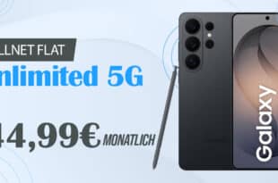 Samsung Galaxy S26 Ultra für einmalig 139 Euro mit o2 unlimited Allnet Flatrate nur 44.99 Euro monatlich