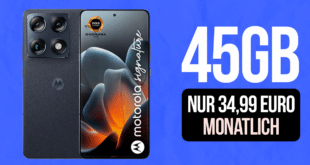 Motorola Signature 512GB mit Voucher für einmalig 39 Euro mit 45GB Allnet Flat und 100 Euro Wechselbonus und 75 Euro Cashback nur 34.99 Euro monatlich
