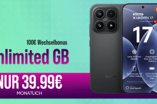 Xiaomi 17 mit Vertrag - 512GB einmalig 100 Euro mit Vodafone unlimited Allnet Flat nur 39.99 Euro monatlich
