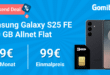 Samsung Galaxy S25 FE mit Voucher für einmalig 79 Euro mit 30GB Allnet Flat 19.00 Euro monatlich -kein Anschlusspreis
