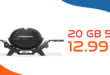 Weber Gasgrill Q1200N für einmalig 29 Euro mit 20GB Allnet Flat nur 12.99 Euro monatlich