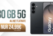 Samsung Galaxy S26 für einmalig 179 Euro mit 80GB Allnet Flat nur 24.99 Euro monatlich