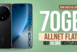 Honor Magic 8 Pro mit Voucher für einmalig 239 Euro mit 70GB Allnet Flat und 100 Euro Wechselbonus nur 34.99 Euro monatlich