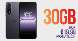 OnePlus Nord 5 512GB für einmalig 19 Euro mit 30GB Allnet Flat nur 19 Euro monatlich