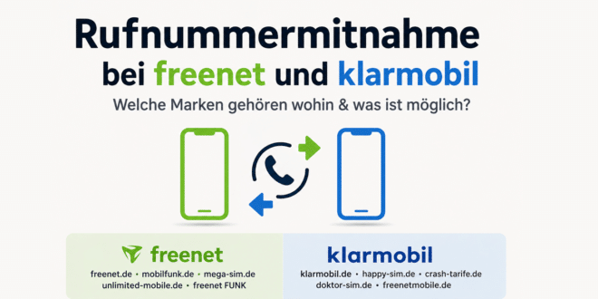 Rufnummermitnahme bei freenet & klarmobil: Das musst du unbedingt wissen!