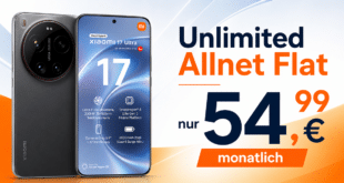 Xiaomi 17 Ultra 512GB für einmalig 149 Euro mit o2 unlimited Allnet Flat nur 54.99 Euro monatlich