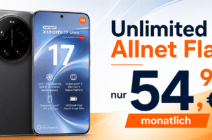 Xiaomi 17 Ultra 512GB für einmalig 149 Euro mit o2 unlimited Allnet Flat nur 54.99 Euro monatlich