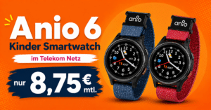 Anio 6 Kinder Smartwatch im Telekom Netz nur 8.75 Euro monatlich