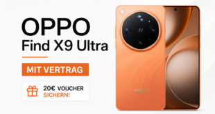 OPPO Find X9 Ultra mit Vertrag: Jetzt vormerken & 20€ Gomibo-Voucher sichern!