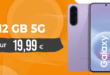 Samsung Galaxy A57 256GB für einmalig 49 Euro mit 12GB Allnet Flat (+50GB Depot) nur 19.99 Euro monatlich