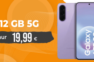 Samsung Galaxy A57 256GB für einmalig 49 Euro mit 12GB Allnet Flat (+50GB Depot) nur 19.99 Euro monatlich
