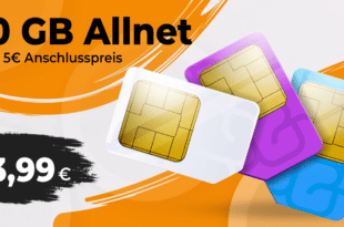 Allnet Flat 10GB nur 3.99 Euro monatlich - nur 5 Euro Anschlusspreis
