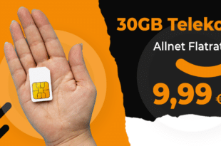 30GB Telekom Allnet Flat nur 9.99 Euro monatlich - kein Anschlusspreis