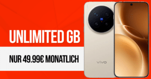 vivo X300 Pro mit Voucher für einmalig 209 Euro mit Vodafone unlimited Allnet Flat und 100 Euro Wechselbonus für 49.99 Euro monatlich