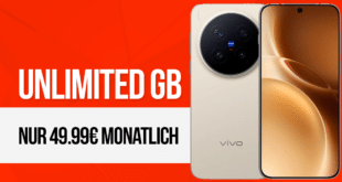 vivo X300 Pro mit Voucher für einmalig 209 Euro mit Vodafone unlimited Allnet Flat und 100 Euro Wechselbonus für 49.99 Euro monatlich