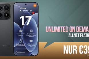 Xiaomi 17 für einmalig 89 Euro mit o2 Unlimited On Demand (10GB+ pro Tag) nur 39.99 Euro monatlich