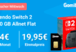 Nintendo Switch 2 für 19.95€ und 30€ Cashback mit 100GB Allnet Flat nur 24 Euro monatlich