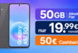 Samsung Galaxy A57 5G 256GB mit 50GB Allnet Flat und 50€ Cashback nur 19.99 Euro monatlich