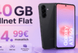 Samsung Galaxy A37 5G 256GB für einmalig 29 Euro mit 40GB Allnet Flat nur 14.99 Euro monatlich