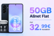 Samsung Galaxy A57 & Buds4 für einmalig 25 Euro mit 50GB Allnet Flat nur 32.99 Euro monatlich