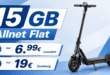 Niu KQi 100F E-Scooter für einmalig 19 Euro mit 15GB Allnet Flat nur 6.99 Euro monatlich