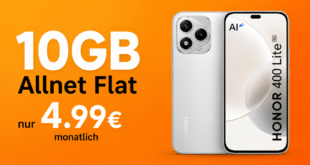 Honor 400 lite mit 10GB Allnet Flat nur 4.99 Euro monatlich