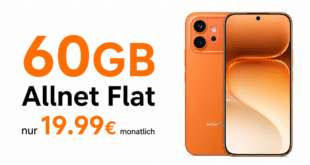 Honor 600 mit Vertrag - 60GB Allnet Flat nur 19.99 Euro monatlich