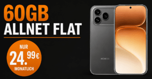 Honor 600 Pro 512GB für einmalig 229 Euro mit 60GB Allnet Flat und 30 Euro Wechselbonus nur 24.99 Euro monatlich