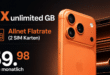 iPhone 17 Pro Max 512GB für einmalig 399 Euro mit 2x unlimited o2 Allnet Flat (2 SIM Karten) für zusammen nur 59.98 Euro monatlich