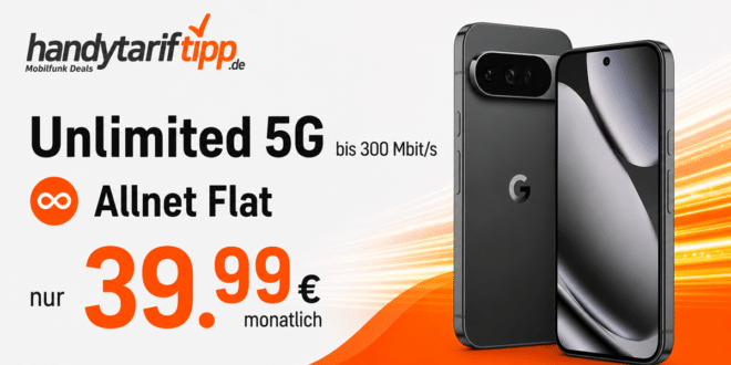 Google Pixel 10 Pro XL mit o2 unlimited Allnet Flat nur 39.99 Euro monatlich