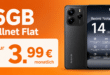 Xiaomi Redmi Note 14 5G für einmalig 49 Euro mit 6GB Allnet Flat nur 3.99 Euro monatlich