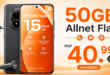 Xiaomi Redmi Note 15 Pro+ & Xiaomi Electric Scooter 5 Pro für einmalig 37 Euro mit 50GB Allnet Flat nur 40.99 Euro monatlich